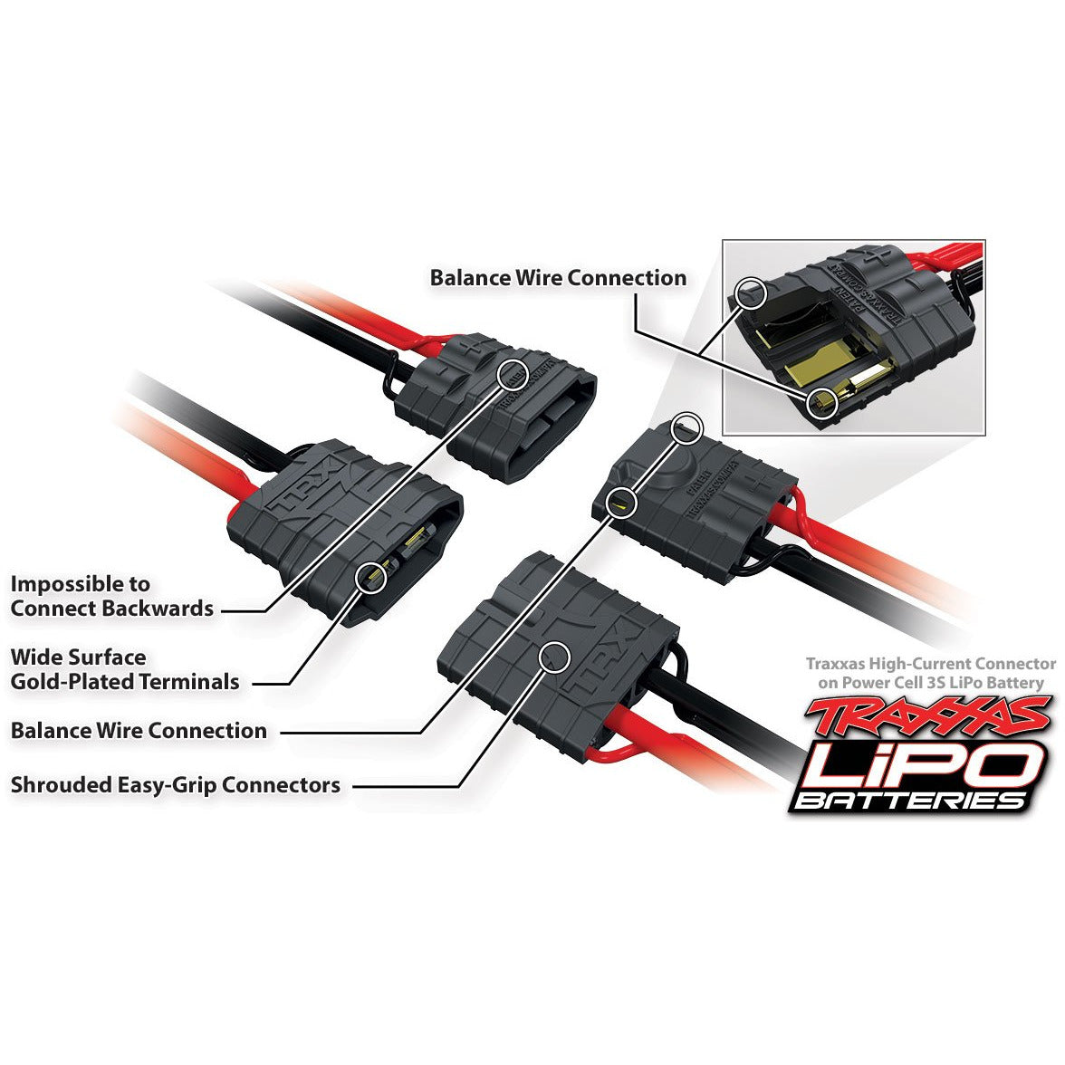 TRAXXAS Li-Po Battery 3S 11,1V 6400mAh 25C iD-connector - Krakkasport.is