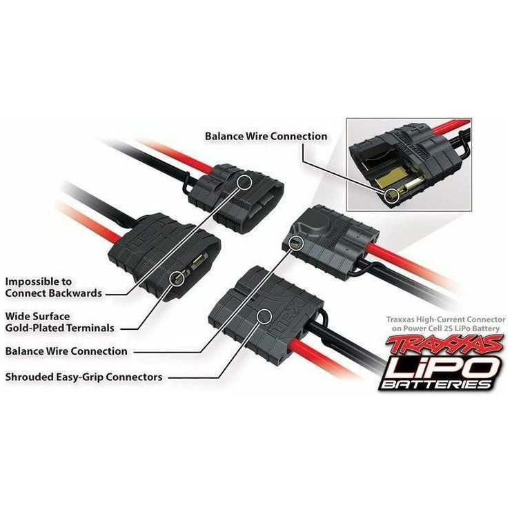 Charges 2S and 3S LiPo batteries