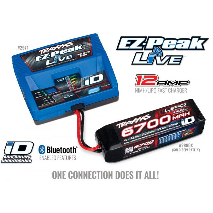 TRAXXAS EZ-Peak Live 12A NiMH/LiPo Charger Auto ID - Krakkasport.is