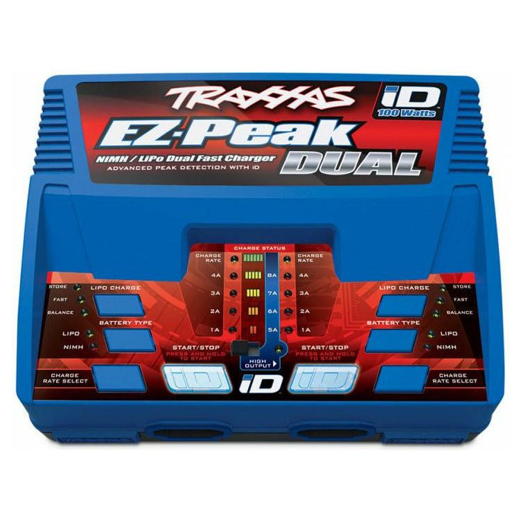 TRAXXAS EZ-Peak Dual 8A NiMH/LiPo Charger Auto ID