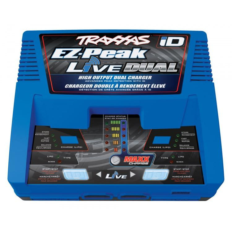 TRAXXAS EZ-Peak Live Dual 26A NiMH/LiPo hleðslutæki Auto iD (sérpöntun) - Krakkasport.is