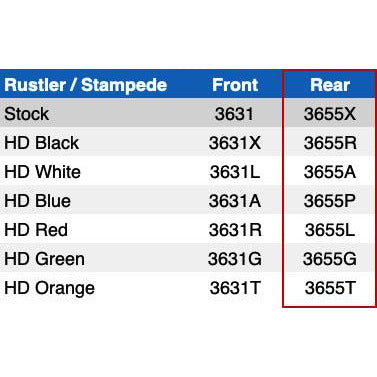 TRAXXAS Suspension Arms Front/Rear HD Black (Pair) RUSTLER 4X4 - Krakkasport.is