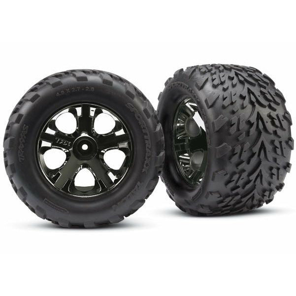 Tires &amp; Wheels Talon/All-Star Black Chrome 2.8&quot; TSM (2)