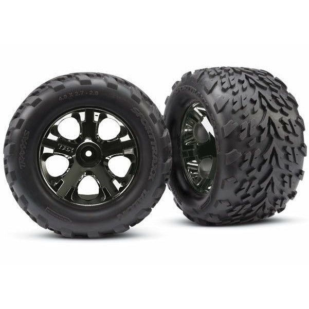 Tires & Wheels Talon/All-Star Black Chrome 2.8" TSM (2)