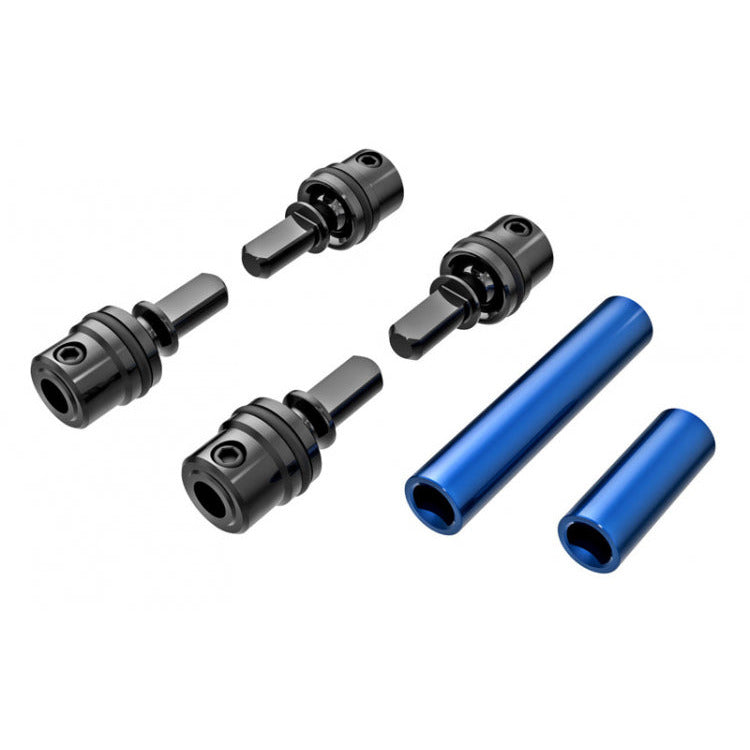 Traxxas Driveshafts Center Steel/Alu Set Complete Blue