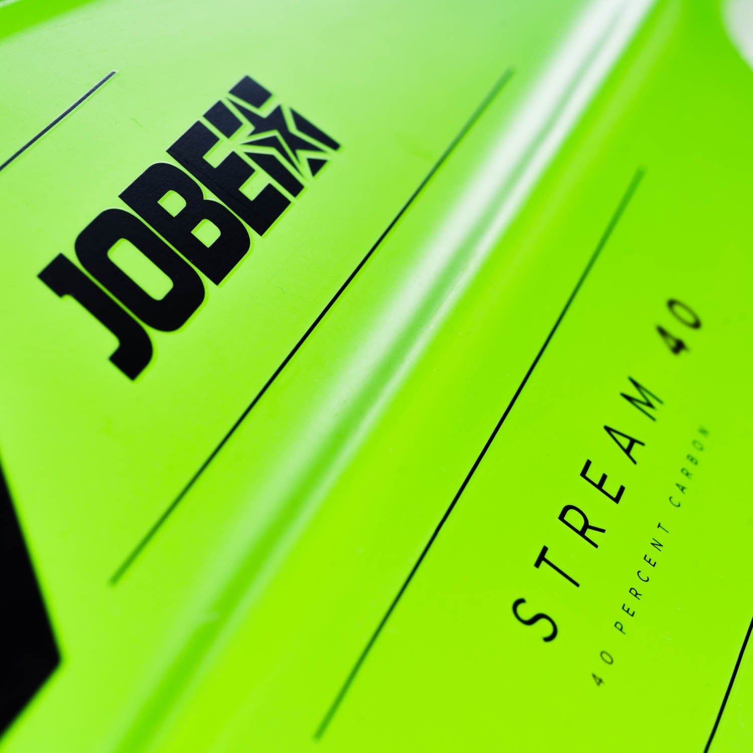 JOBE STREAM CARBON 40 SUP PADDLE LIME 3-PARTS