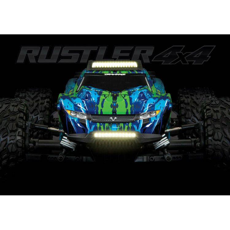 TRAXXAS LED Light Front & Roof Skid Set Complete Rustler 4x4