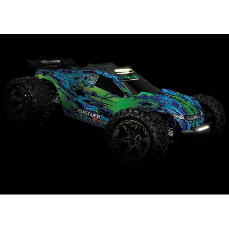 TRAXXAS LED Light Front & Roof Skid Set Complete Rustler 4x4