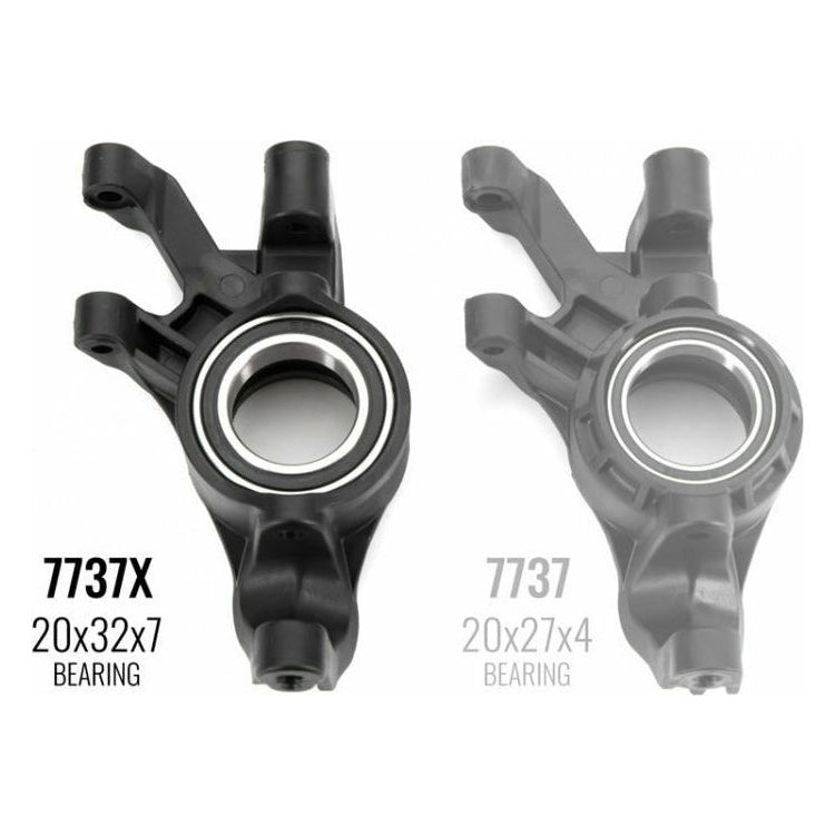 TRAXXAS Steering Blocks Left & Right (Large Bearings) (Pair) X-Maxx
