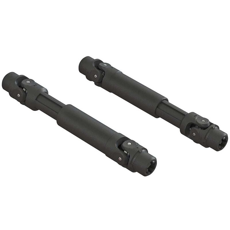 Arrma Composite Rear Slider Driveshaft Set: 4x4