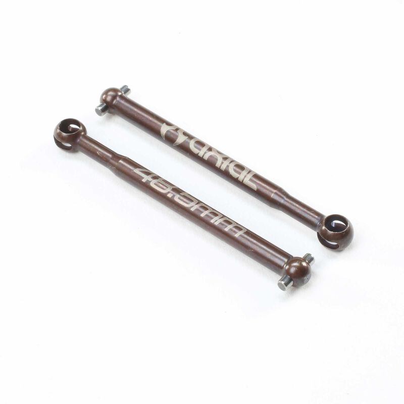 Axial Front Axle Shafts, Aluminum (2): Yeti Jr.