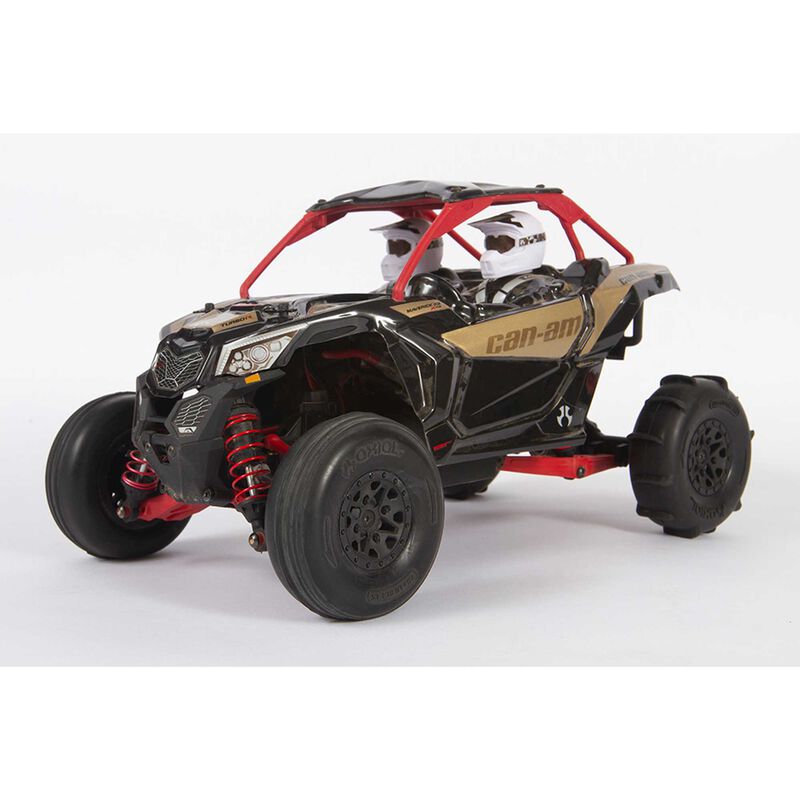 AXIAL ST28 Front Razor, Rear Paddle Tire and Wheel Set: Yeti Jr