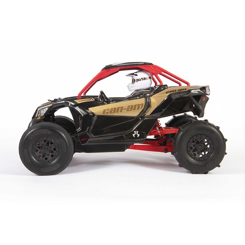 AXIAL ST28 Front Razor, Rear Paddle Tire and Wheel Set: Yeti Jr