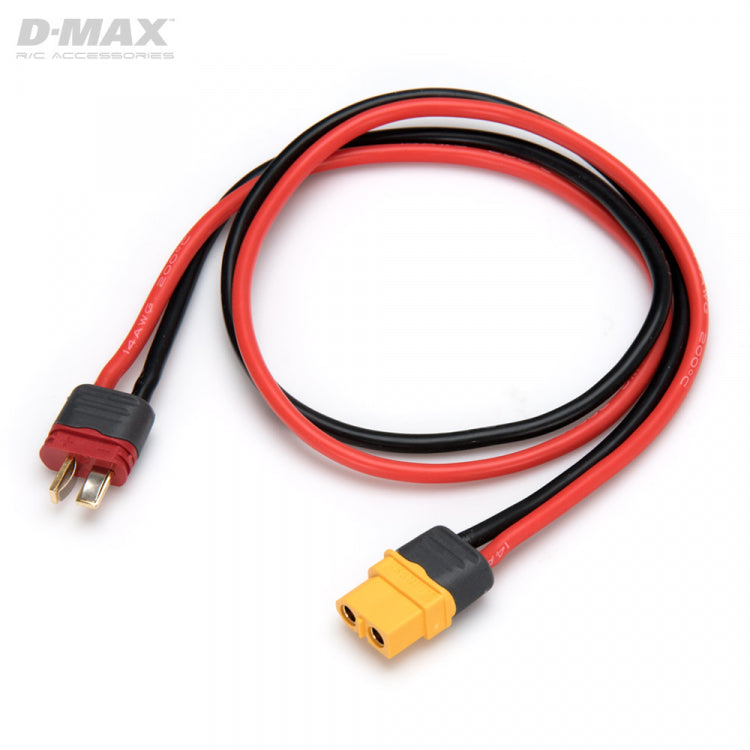 D-MAX Charge Lead T-Plug Male to XT60 14AWG 500mm