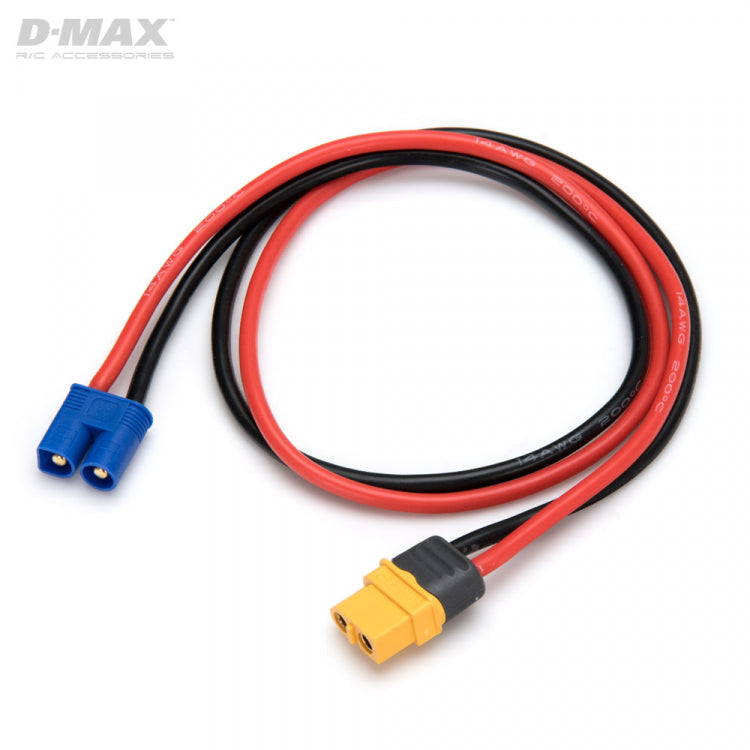 D-MAX Charge Lead EC3 Male to XT60 14AWG 500mm