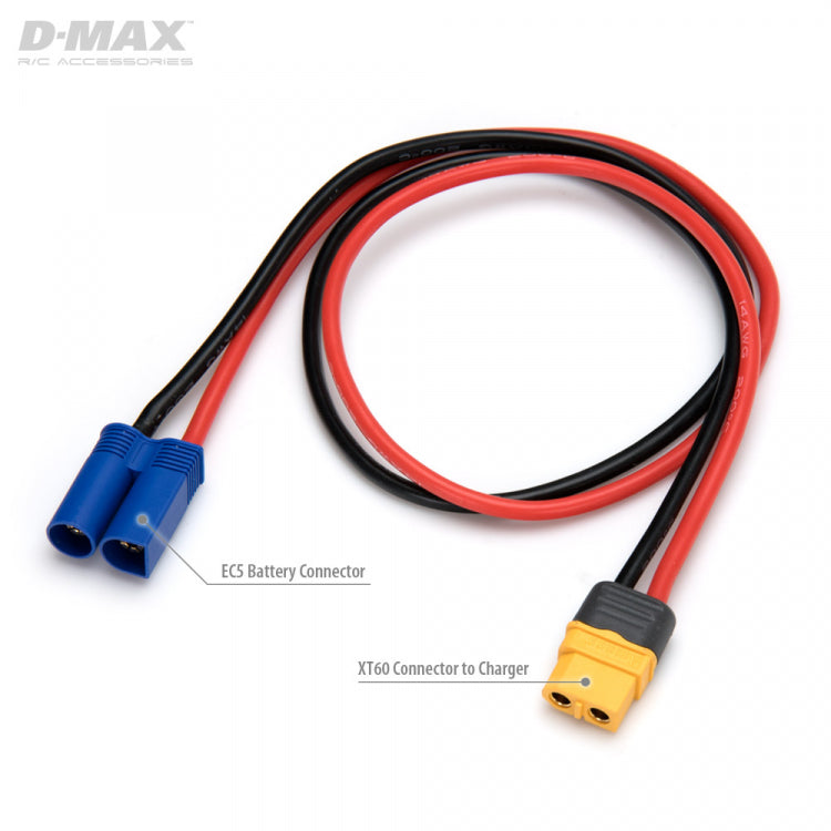 D-MAX Charge Lead EC5 Male to XT60 14AWG 500mm