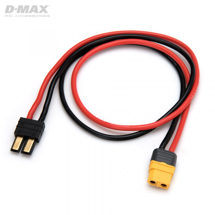 D-MAX Charge Lead TRX Male to XT60 14AWG 500mm