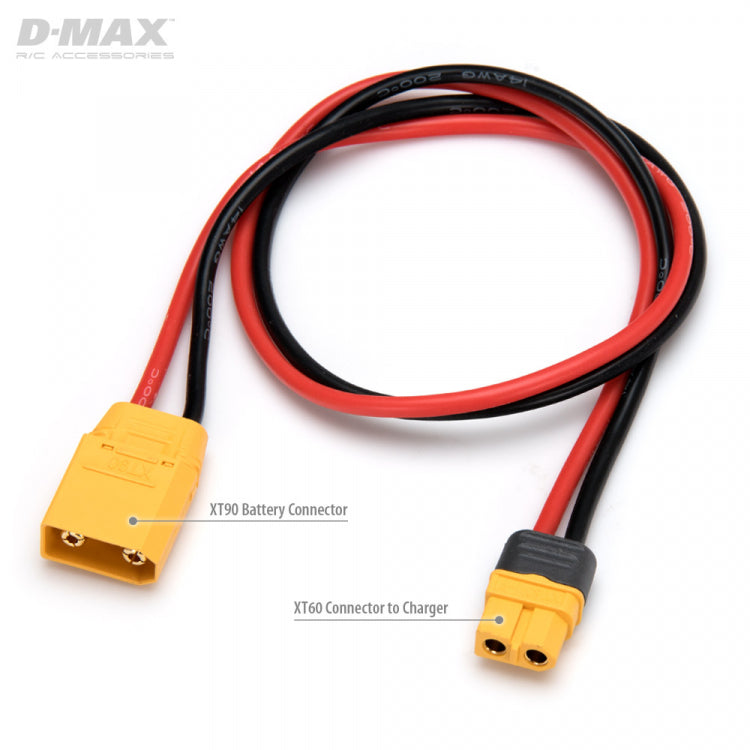 D-MAX Charge Lead XT90 Male to XT60 14AWG 500mm