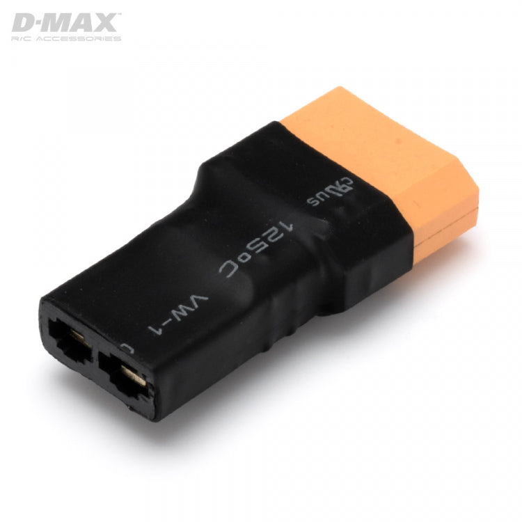 D-MAX Connector Adapter XT90 (male) - TRX (female)