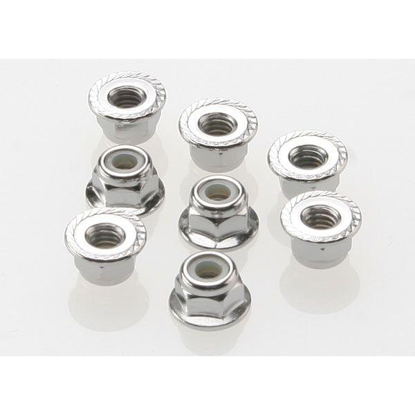 TRAXXAS Lock Nut Flanged M4 Steel (8) - Krakkasport.is