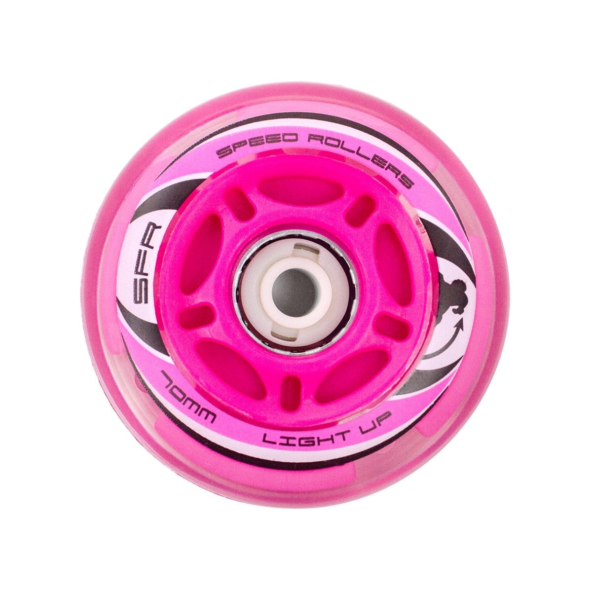 SFR Light Up Inline Wheels Bleik