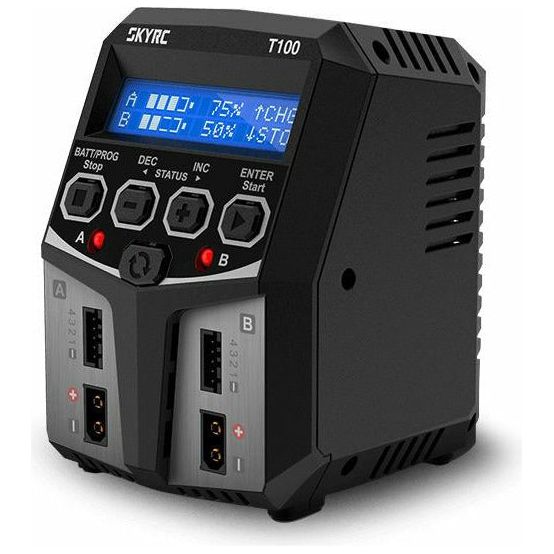 SkyRC T100 Twin-Channel (2x50W) 240VAC Charger
