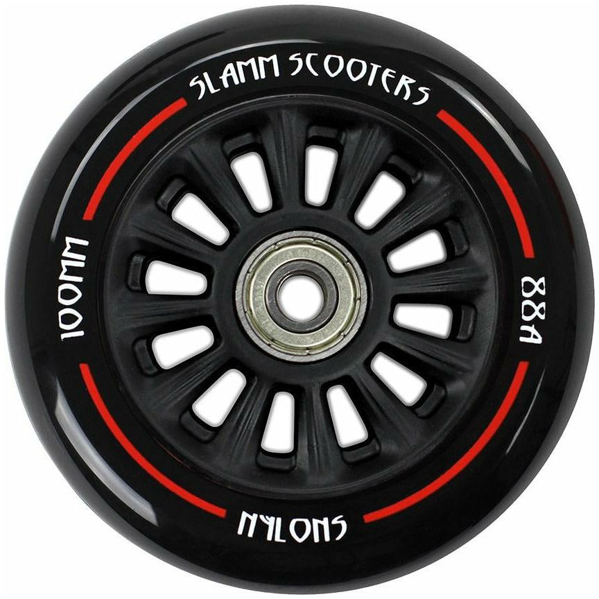 SLAMM 100MM NYLON CORE HJÓL - SVÖRT - Krakkasport.is