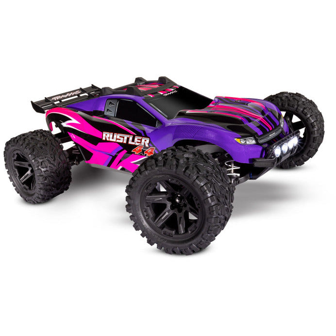 Traxxas Rustler 4x4 XL-5 1/10 RTR TQ - Pink LED