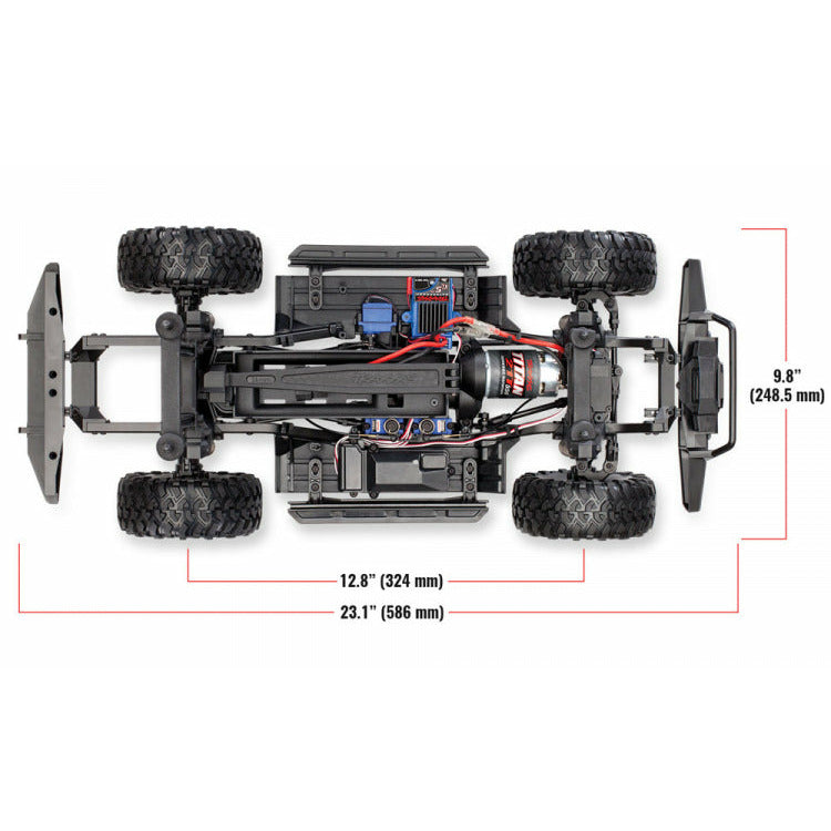 TRAXXAS TRX-4 Land Rover Defender - Rauður