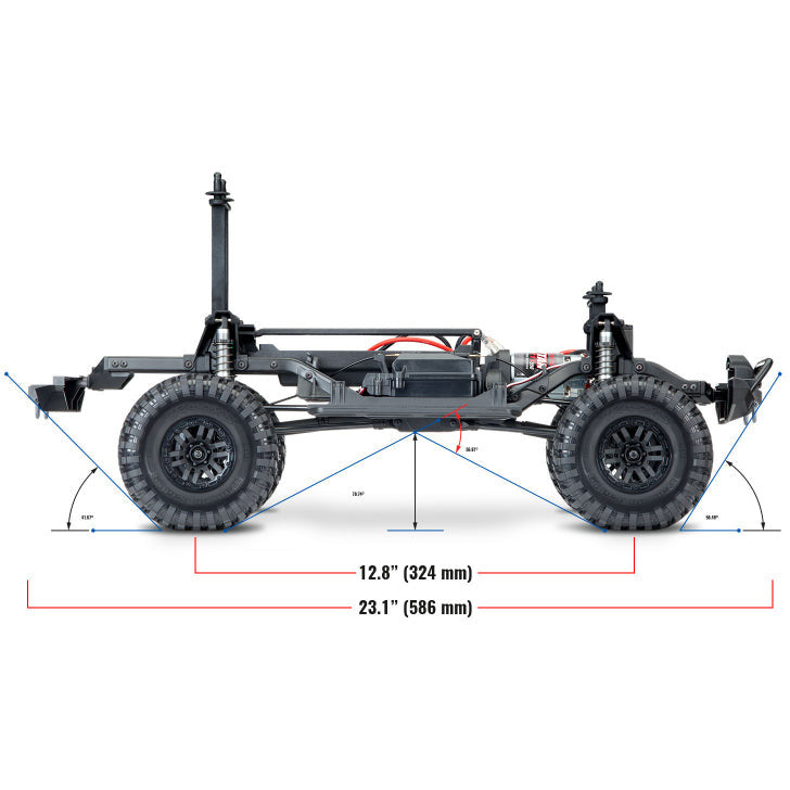 TRX-4 Scale & Trail Crawler Land Rover Defender Black RTR