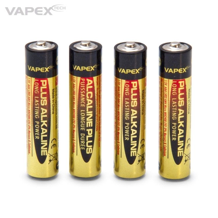 VAPEX Plus Alkaline rafhlöður AAA (4)