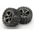 TRAXXAS Tires & Wheels Talon/Gemini Black Chrome 2.2" (2) - Krakkasport.is