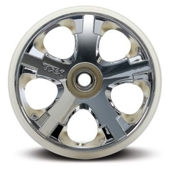 traxxas Wheels All-Star Chrome 2.8&quot; (2) - Krakkasport.is